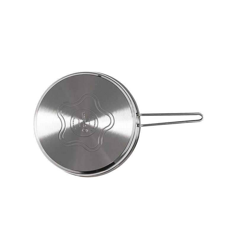 Korkmaz Alfa Stainless Steel Frying Pan - Induction Compatible, Made in Turkey