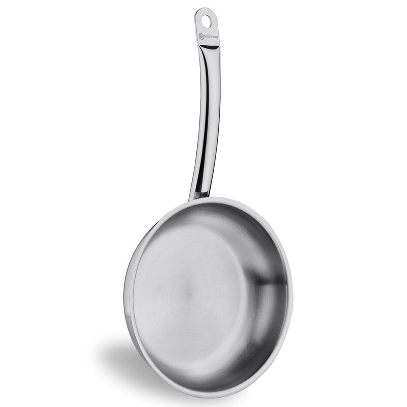 Korkmaz Proline Satin Stainless Steel Frying Pan - Induction Compatible, Made in Turkey