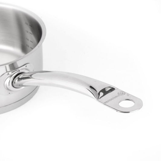 Korkmaz Proline Stainless Steel Saucepan- Induction Compatible, Made in Turkey