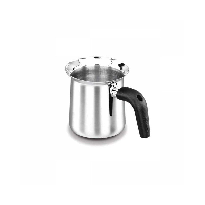 Korkmaz Proline Satin Stainless Steel Milk Frothing Pitcher - 1.0L, Made in Turkey