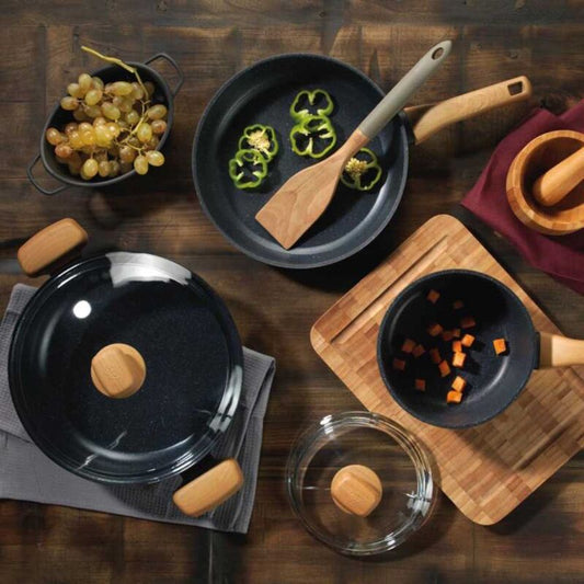Korkmaz Montana Non-Stick Saucepan - Induction Compatible, Free From PFOA, Cadmium, and Lead, Made in Turkey