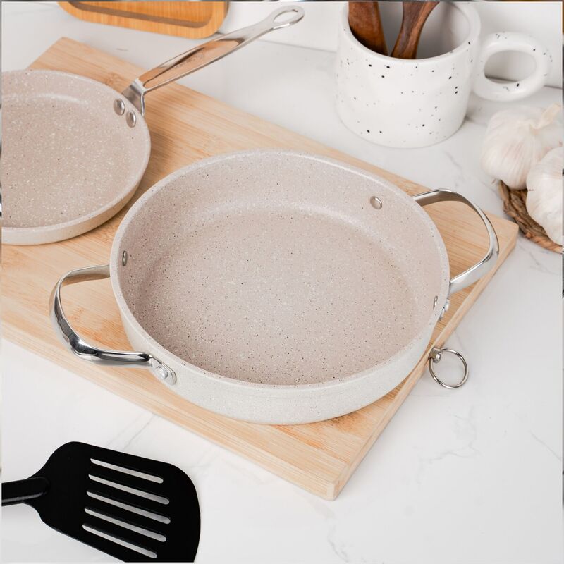 Korkmaz Granita Non-Stick Frying Pan - 20cm, Induction Compatible Omelette Pan, Free From PFOA, Cadmium, and Lead, Made in Turkey