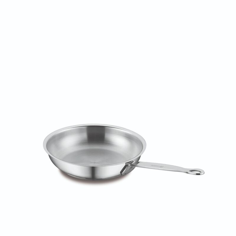 Korkmaz Minika Stainless Steel Frying Pan - 16x4cm, Induction Compatible, Made in Turkey