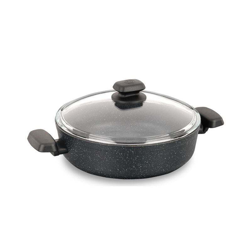 Korkmaz Ornella Non-Stick Cooking Pot - 24x6.5cm, Induction Compatible, Free From PFOA, Cadmium, and Lead, Made in Turkey