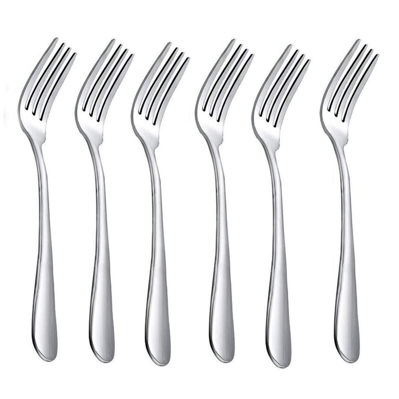 Korkmaz Truva Stainless Steel Dinner Forks Set - 6pcs, Made in Turkey