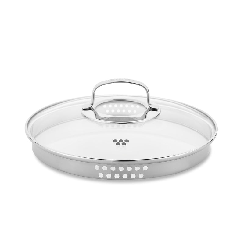 Korkmaz Galaxy 26x13 cm Stock Multipurpose Pot with Strainer Lid & Stainless Steel Handles