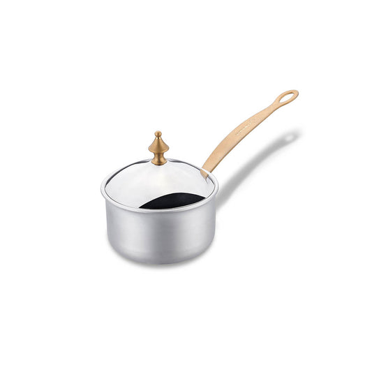 Korkmaz Hanedan Non Stick Saucepot / Saucepan with Lid - 9x5.4cm, , PFOA Free, Made In Turkey