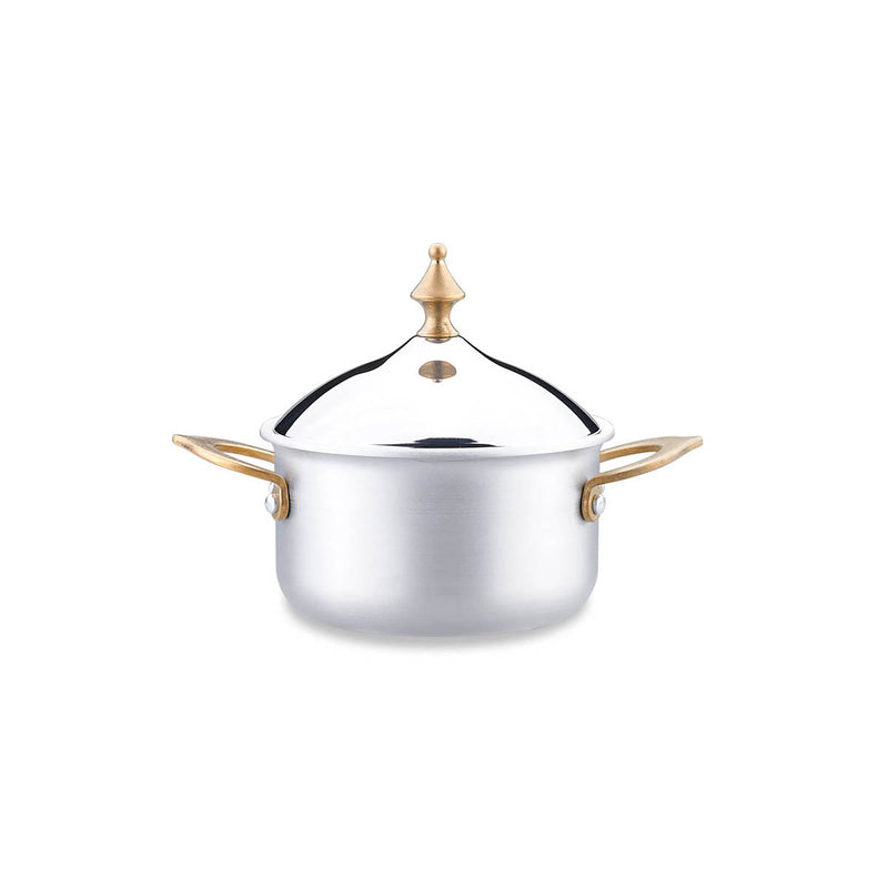 Korkmaz Hanedan Non Stick Cooking Pot with Lid - 10x5.7cm, , PFOA Free, Made In Turkey