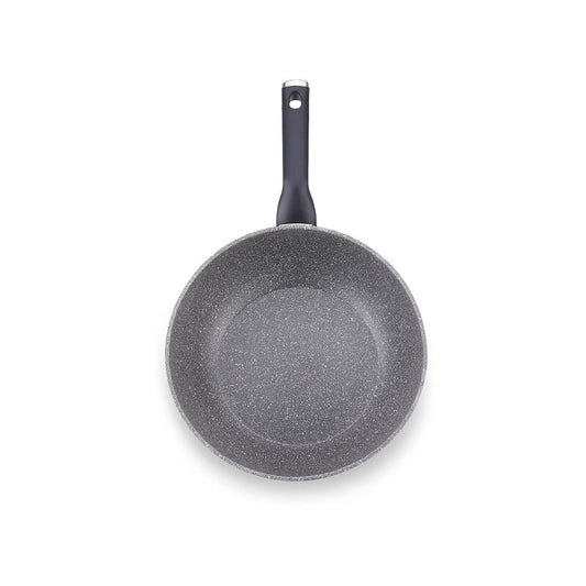 korkmaz Palma Non Stick Wok - 24x6.5cm, PFOA Free, Induction Compatible, Made In Turkey