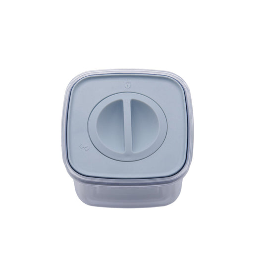 Korkmaz Essentials 3-Piece Gray Food Storage Containers with Lids - Made in Turkey