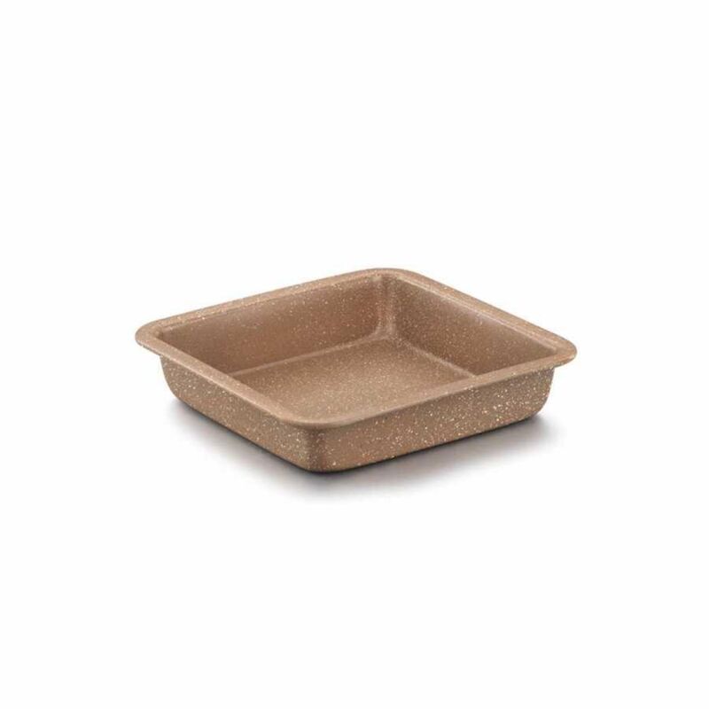 Korkmaz Torta Non-Stick Square Baking Tray - 22.5cm, Made in Turkey