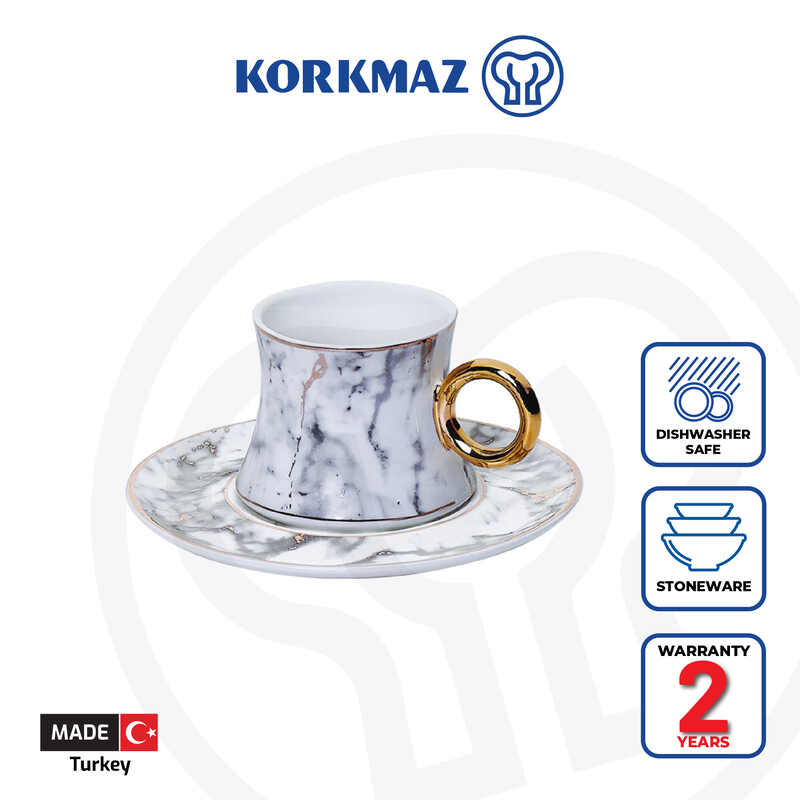 Korkmaz Freedom Set of 6 Pink Coffee Cups