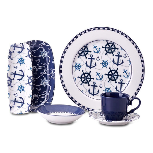 Korkmaz Natura Collection Breakfast Set - 26 Pieces, Cups and Saucers Sets, Breakfast Plates, Made in Turkey