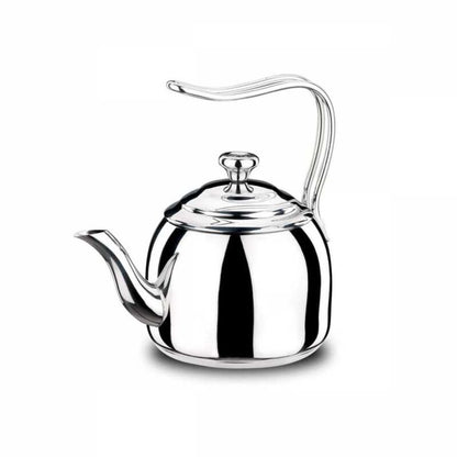 Korkmaz Droppa Teapot Premium Stainless Steel, Made in Turkey