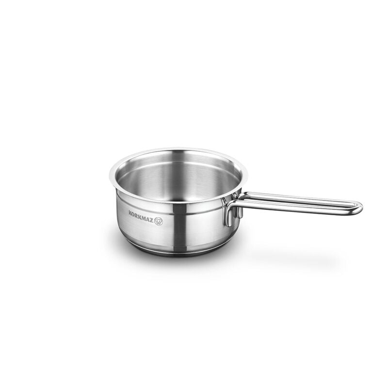 Korkmaz Alfa Stainless Steel Saucepan - 14x7cm