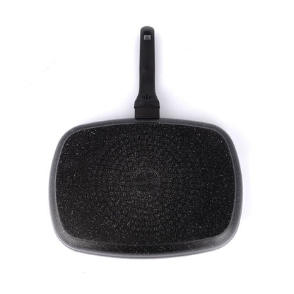 Korkmaz Ornella Non-Stick Grill Pan - Induction Compatible, Free from PFOA, Cadmium, or Lead, Made in Turkey