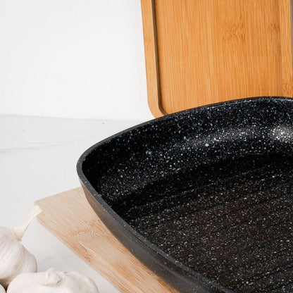 Korkmaz Ornella Non-Stick Grill Pan - Induction Compatible, Free from PFOA, Cadmium, or Lead, Made in Turkey