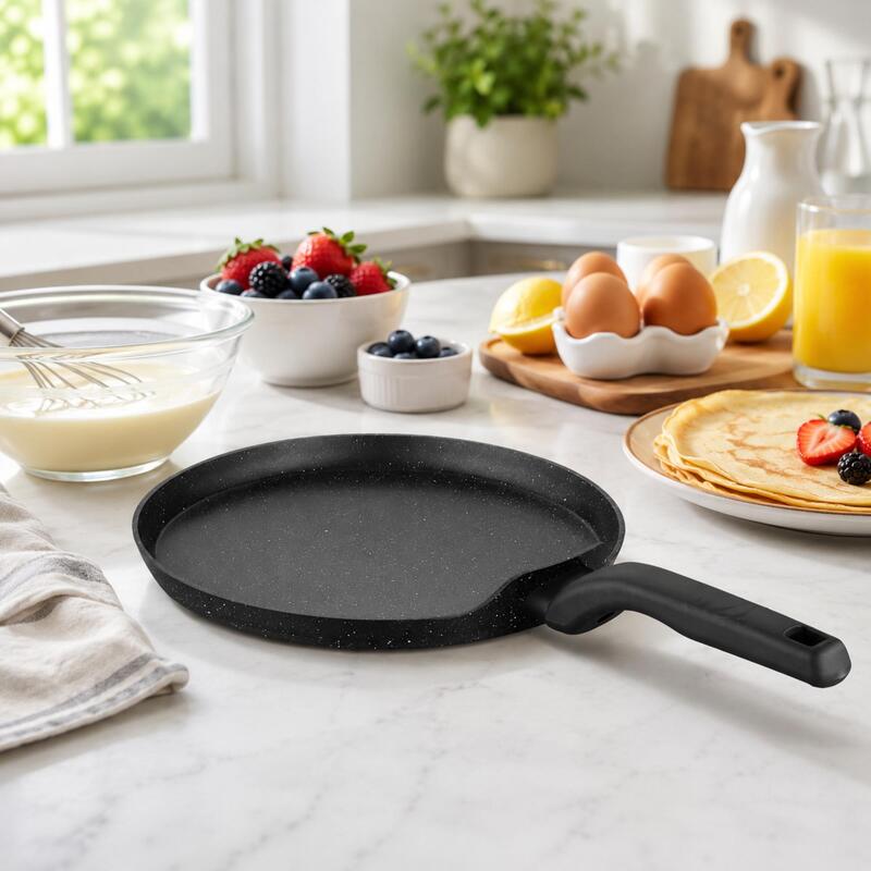 Korkmaz Ornella Non-Stick Crepe & Pancake Pan 26cm, Induction Compatible