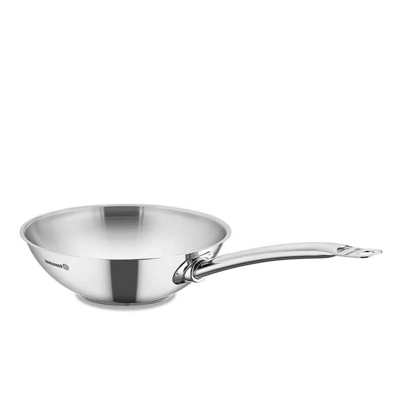 Korkmaz Proline Stainless Steel Wok - 28x8.5cm