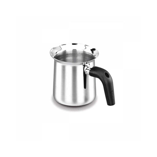 Korkmaz Proline Satin Stainless Steel Milk Frothing Pitcher - 1.0L, Made in Turkey