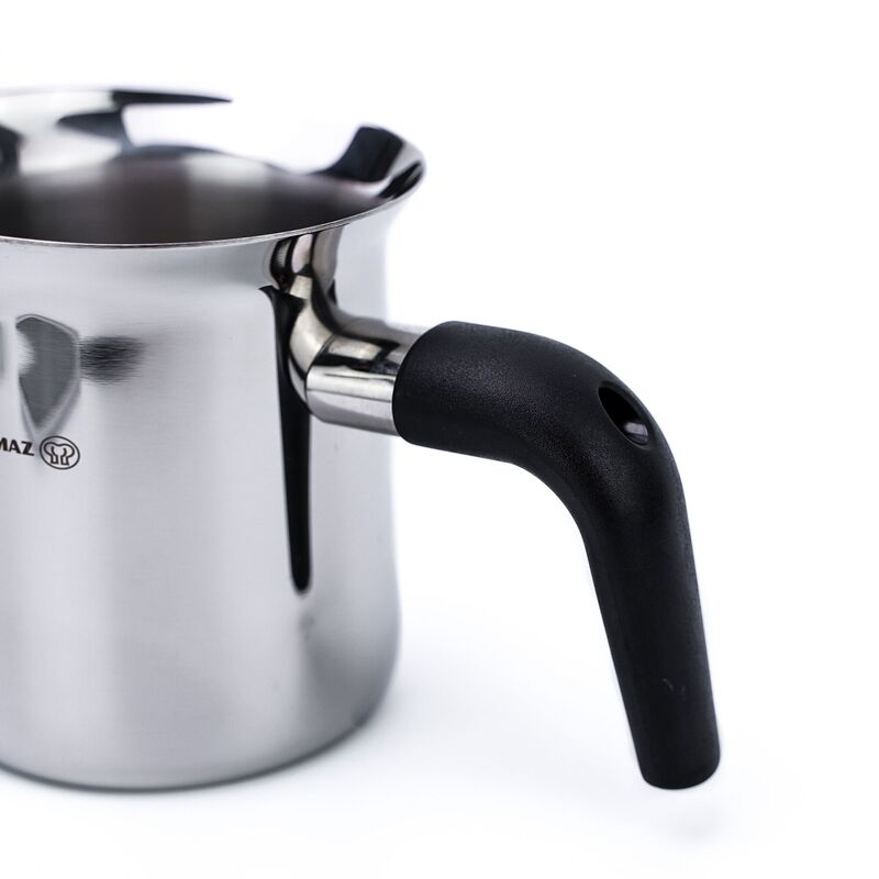 Korkmaz Proline Satin Stainless Steel Milk Frothing Pitcher - 1.0L