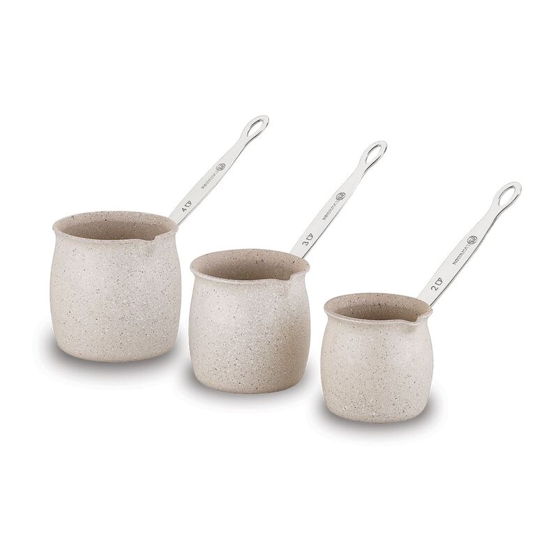 Korkmaz Granita Non-Stick Turkish Coffee Pot Set
