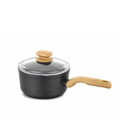 Korkmaz Montana Non-Stick Saucepan - Induction Compatible, Free From PFOA, Cadmium, and Lead, Made in Turkey