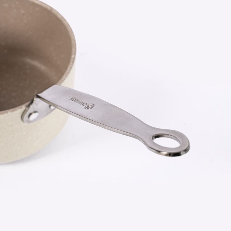 Korkmaz Minika Non-Stick Saucepan - 12x6 cm, Free From PFOA, Cadmium, and Lead, Made in Turkey