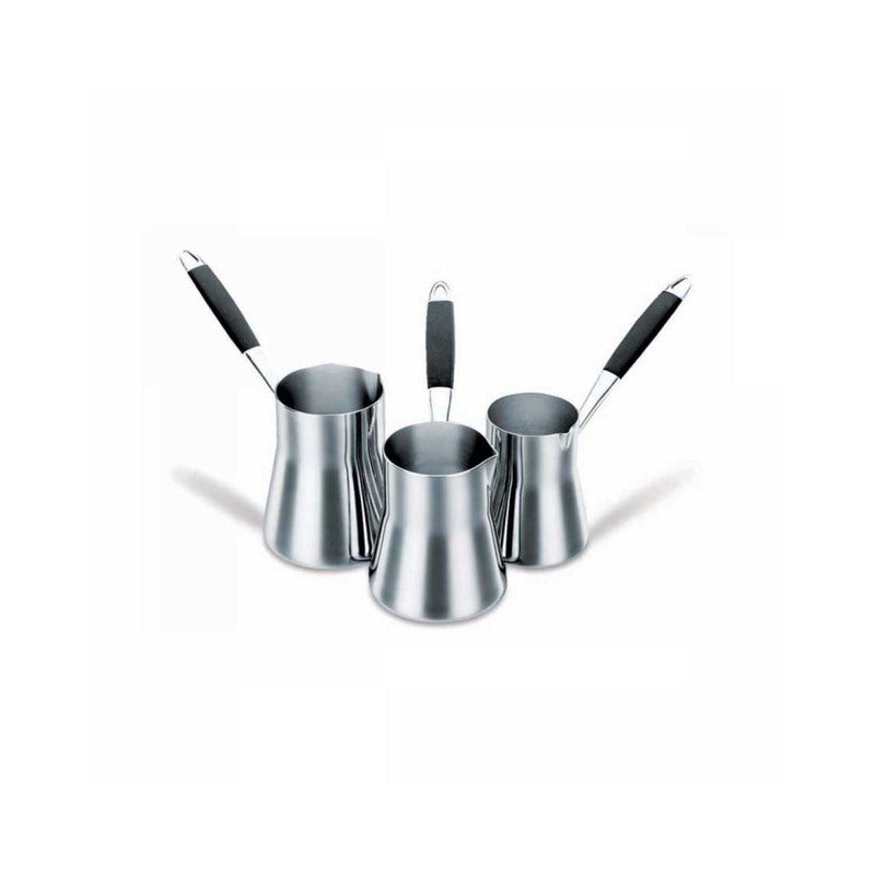 Korkmaz Flora Stainless Steel Turkish Coffee Pot Set