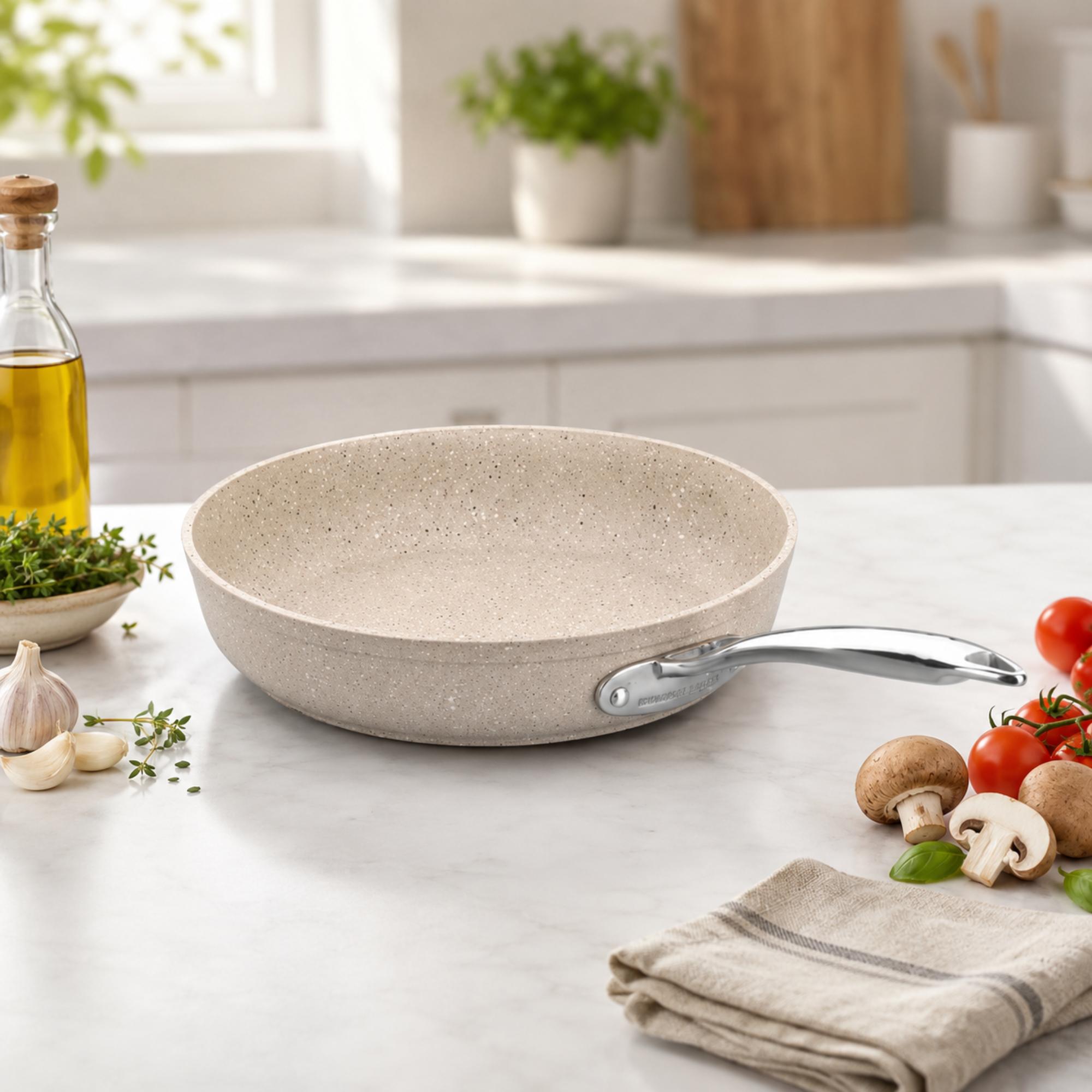 Korkmaz Granita Non Stick Frying Pan - PFOA Free, Induction Compatible, Made In Turkey