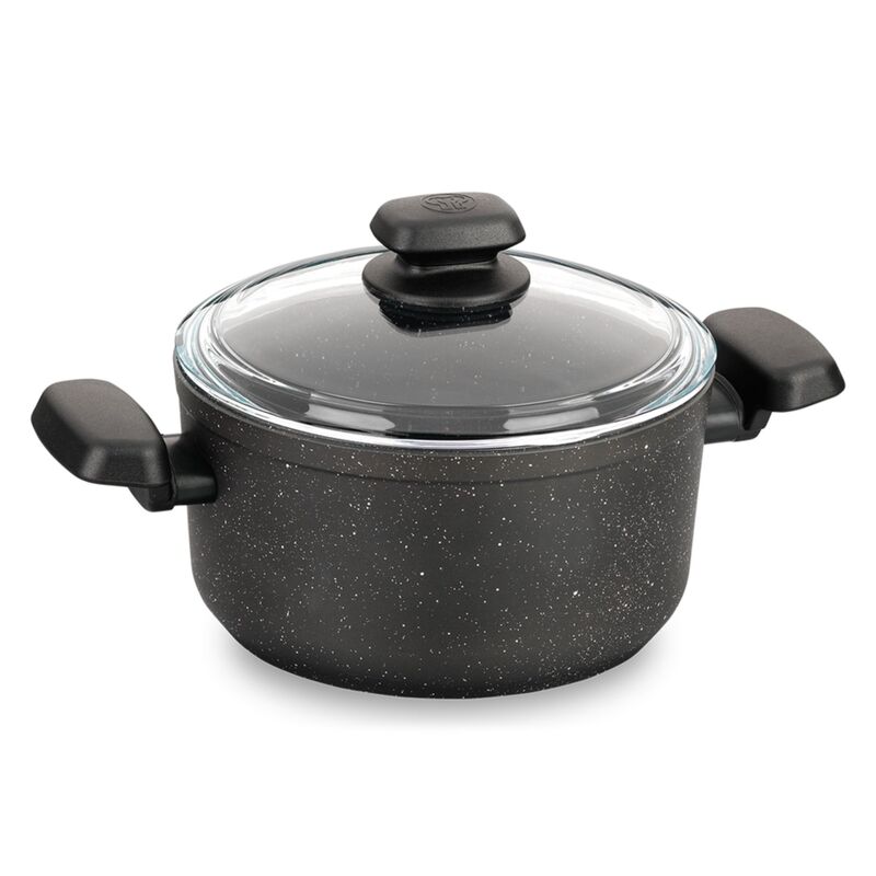 Korkmaz Ornella Non-Stick Stock Pot (Soup Pot) - 28x14.5cm, Induction Compatible, Free From PFOA, Cadmium, and Lead, Made in Turkey