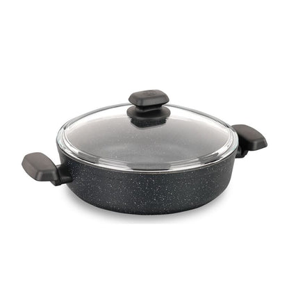 Korkmaz Ornella Non-Stick Cooking Pot - 28x7.5cm, Induction Compatible, Free From PFOA, Cadmium, and Lead, Made in Turkey