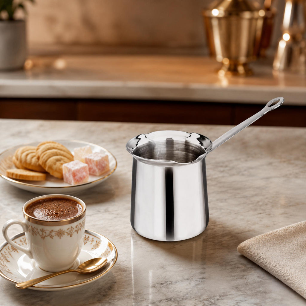 Korkmaz Classic Milk Pot – Premium Quality Milk Pot, Made in Turkey