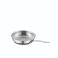 Korkmaz Minika Stainless Steel Frying Pan - 16x4cm, Induction Compatible, Made in Turkey