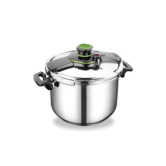Korkmaz Tessa Stainless Steel Pressure Cooker - Induction Compatible, Made In Turkey