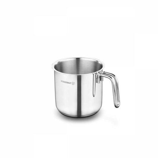 Korkmaz Perla Stainless Steel Milk Frothing Pitcher - 2.0 Lt, Made in Turkey