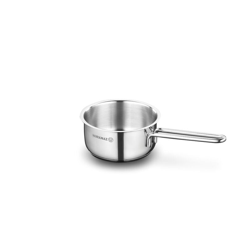 Korkmaz Perla Stainless Steel Saucepan - 14x7cm