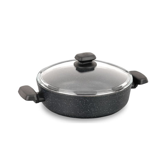 Korkmaz Ornella Non-Stick Cooking Pot - 24x6.5cm, Induction Compatible, Free From PFOA, Cadmium, and Lead, Made in Turkey