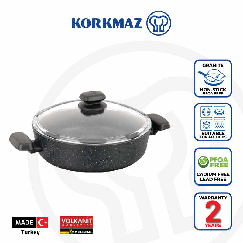 Korkmaz Ornella Non-Stick Cooking Pot - 24x6.5cm