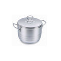 Korkmaz Astra Stainless Steel Stock Pot with Lid - Induction Compatible, Made In Turkey