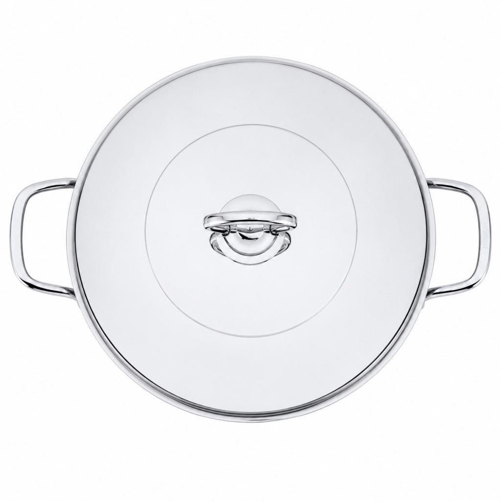 Korkmaz Astra Stainless Steel Stock Pot with Lid - Induction Compatible, Made In Turkey