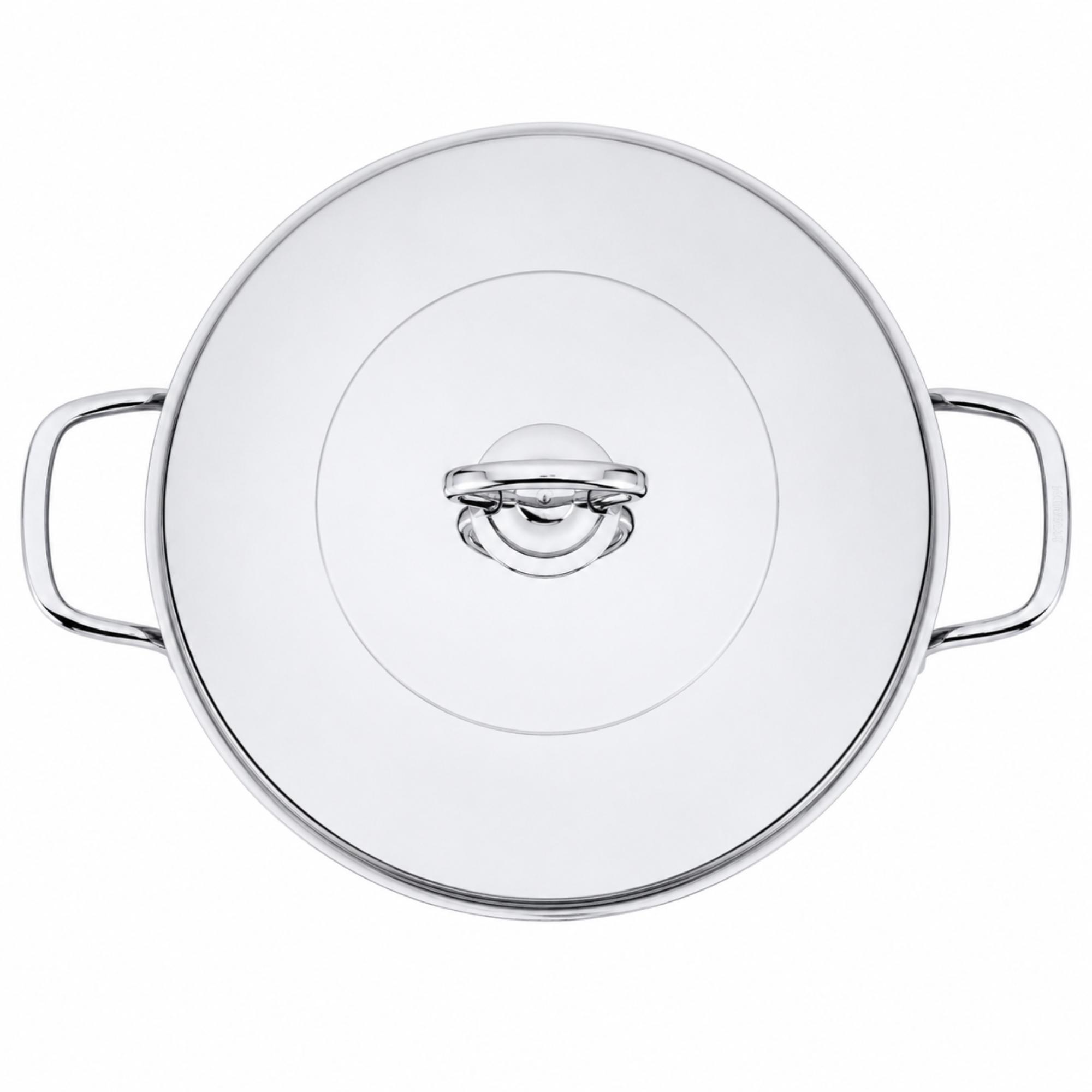 Korkmaz Astra Stainless Steel Stock Pot with Lid - Induction Compatible, Made In Turkey