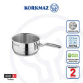Korkmaz Astra2 Stainless Steel Saucepan - 14x7cm