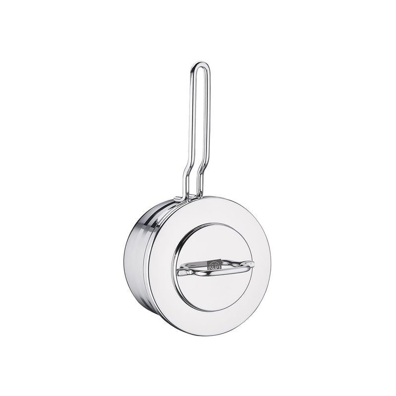 Korkmaz Astra2 Stainless Steel Saucepan with Lid - 16x9cm