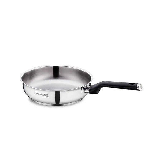 Korkmaz Pera Stainless Steel Frying Pan - Made in Turkey, Induction Compatible