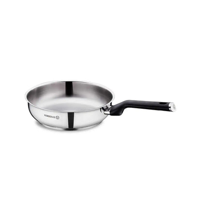 Korkmaz Pera Stainless Steel Frying Pan - Made in Turkey, Induction Compatible