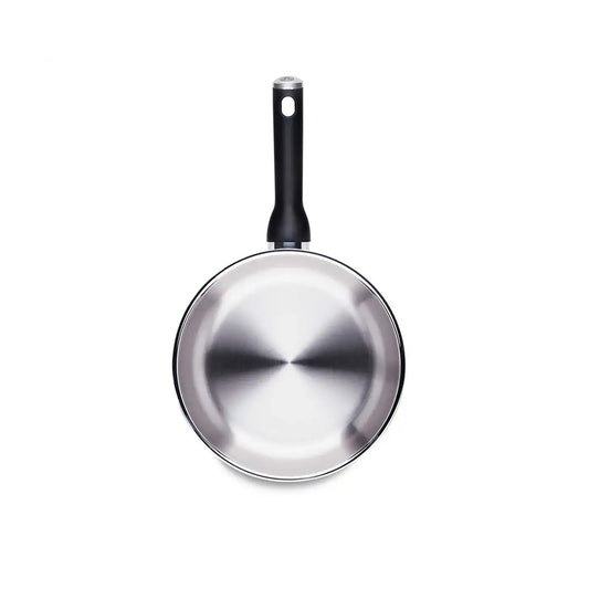 Korkmaz Pera Stainless Steel Frying Pan - Made in Turkey, Induction Compatible