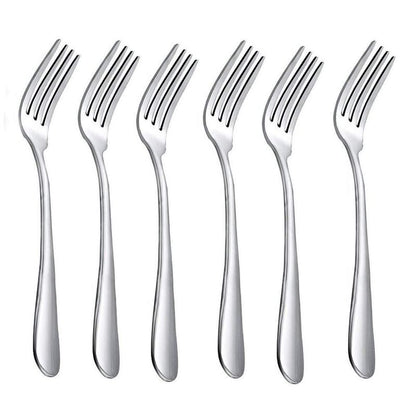 Korkmaz Truva Stainless Steel Dinner Forks Set - 6pcs, Made in Turkey