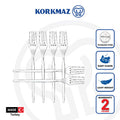 Korkmaz Truva Stainless Steel Dinner Forks Set - 6pcs