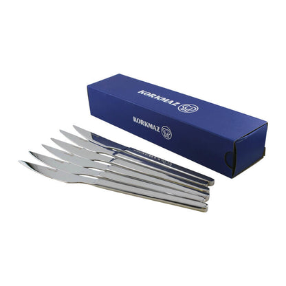 Korkmaz Truva Stainless Steel Dinner Forks Set - 6pcs, Made in Turkey